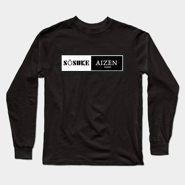 Sōsuke Aizen FanArt T-shirt Long Sleeve T-Shirt by We Connect Store